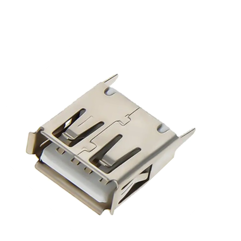 Conector USB Jack USB-A 4 Pines para Chasis Vertical Largo