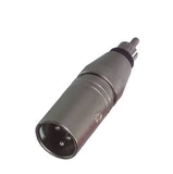 Adaptador Plug RCA a Plug Cannon (XLR3)
