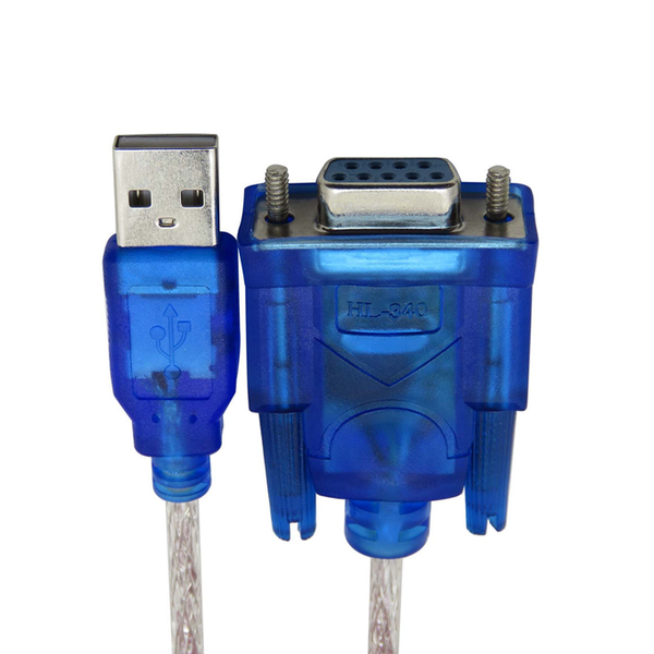 Cable Convertidor Serial 0.70 m Plug USB-A a Plug DB9 Genérico
