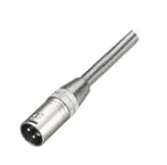 Plug Cannon (XLR3) para Extensíon Metálico con Sujeta Cable  705-713