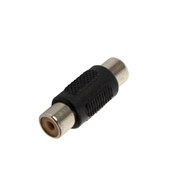 Adaptador Jack a Jack RCA Plástico