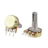 Potenciómetro de Carbón 1 W sin Switch Mini Varios Valores
