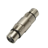 Adaptador Plug Cannon (XLR3) a Plug Cannon (XLR3)