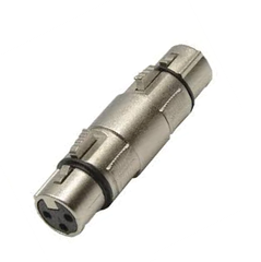 Adaptador Plug Cannon (XLR3) a Plug Cannon (XLR3)