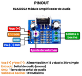 Módulo Amplificador de Audio 18 W Mono