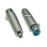 Adaptador Jack RCA a Jack Cannon (XLR3)