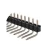 Conector Header Sencillo Plug a Plug 40 Pines en Ángulo Recto