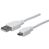 Cable 1 m Plug USB-A a Plug Micro USB-B