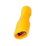Terminal Eléctrica Faston Hembra 1/4" para Cable 12-10 AWG con Forro Aislada Gruesa