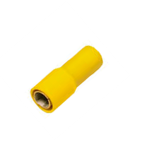 Terminal Eléctrica Faston Hembra Redonda .156 mm para Cable 12-10 AWG con Forro
