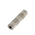 Adaptador Jack 3.5 mm Estéreo a Jack 3.5 mm Estéreo Metálico