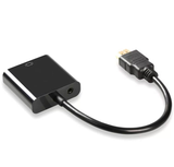 Adaptador HDMI a VGA + Audio con Cable