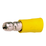 Terminal Eléctrica Faston Macho Redonda .156 mm para Cable 12-10 AWG con Forro