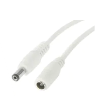 Juego de Conectores Jack y Plug  Invertido 5.1 mm con Cable
