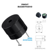Buzzer 5 V 1.2 cm Pasivo