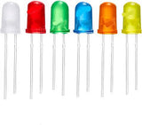 LED 5 mm Difuso Varios Colores