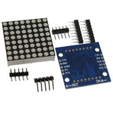 Módulo Matriz de LED 3 mm Cátodo de 8 x 8 Chica con Driver MAX7219