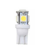 Foco Automotriz Pellizco T10 12 V de 5 LED 5050 Blanco Frío