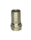 Conector Coaxial Tipo F (Campana) RG-6 con Aro Integrado