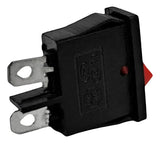 Switch Balancín Mini 10A/125V 6A/250V 1 Polo, 1 Tiros, 2 Posiciones Enclave (ON-OFF) Rectangular