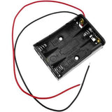 Porta Baterías para 3 Pilas 18650 con Cable