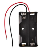 Porta Baterías para 2 Pilas AA con Cable