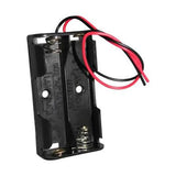 Porta Baterías para 2 Pilas AA con Cable