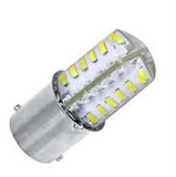 Foco Automotriz Bayoneta 1157 1 Filamentos 12 V de 48 LEDs 3014 Fijo Patas Parejas Blanco Frío