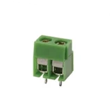 Terminal Block 2 Tornillos 1 cm x 1.68 cm x 0.89 cm  Verde Grande