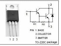 Transistor TIP102 TO220 tip2343 transistor detección circuito integrado ...