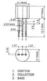 Transistor 2SA970GR Pequeña Señal