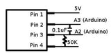 Módulo Sensor de Humedad y Temperatura RFE HMZ-433A1