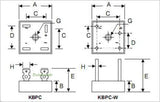 Puente de Diodos KBPC2510 25 A 1000 V