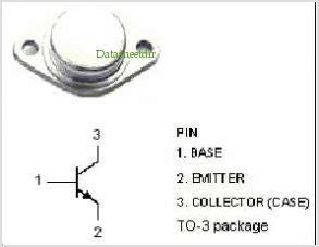 Transistor 2N5886 Potencia nte181 semiconductor componente electronico ...