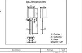 Transistor 2SA1370 Pequeña Señal