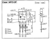 Transistor 2SK1248 Mosfet Potencia CH-N 500 V 10 A