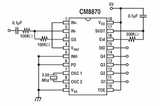 CM8870PI CMOS Receptor DTMF