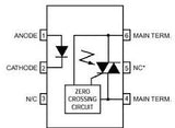 Optoacoplador MOC3041M Salida Triac Cruce 0