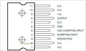 TDA7253 circuitos integrados, semiconductores, partes electronicas ...