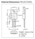 Transistor 2SD2589 TO220