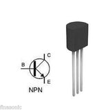 Transistor S8050D UTC Pequeña Señal 25 V 0.5 A