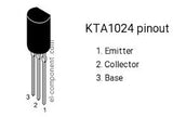 Transistor KTA1024 Pequeña Señal