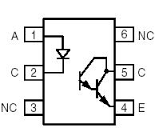 Optoacoplador MOC8021 Salida Darlington