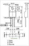 Transistor TK8A60D Mosfet TO220 CH-N 600 V 7.5 A