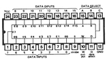 74LS151 TTL Multiplexor de 8 Entradas y Selector de Datos