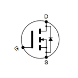 Transistor TK3P50 Mosfet Pequeña Señal CH-N 500 V 3 A