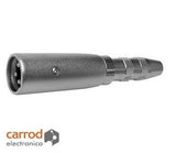 Adaptador Jack 6.3 mm Mono a Plug Cannon (XLR3)