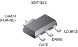 Transistor NDT3055L Mosfet  Pequeña Señal CH-N 4 A 60 V