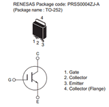 Transistor RJP30H1DPD Mosfet IGBT Pequeña Señal CH-N 360 V 30 A