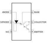 Optoacoplador 4N30 Salida Transistor Darlington